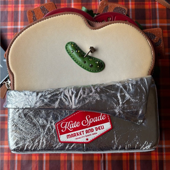 🥪 🥒🥪 KATE SPADE GLAMWICH 3D SANDWICH CROSSBODY BAG 🥪 NWT 🥪🥒🥪 - Picture 11 of 16